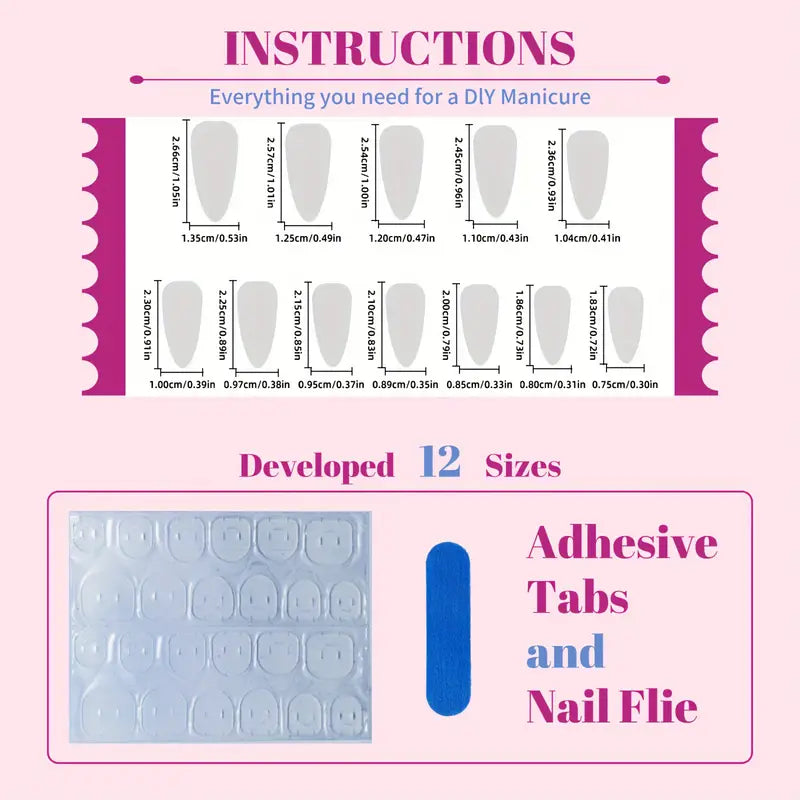 Autumn Wheat Stalk Almond Press-On Nails 10-pieces