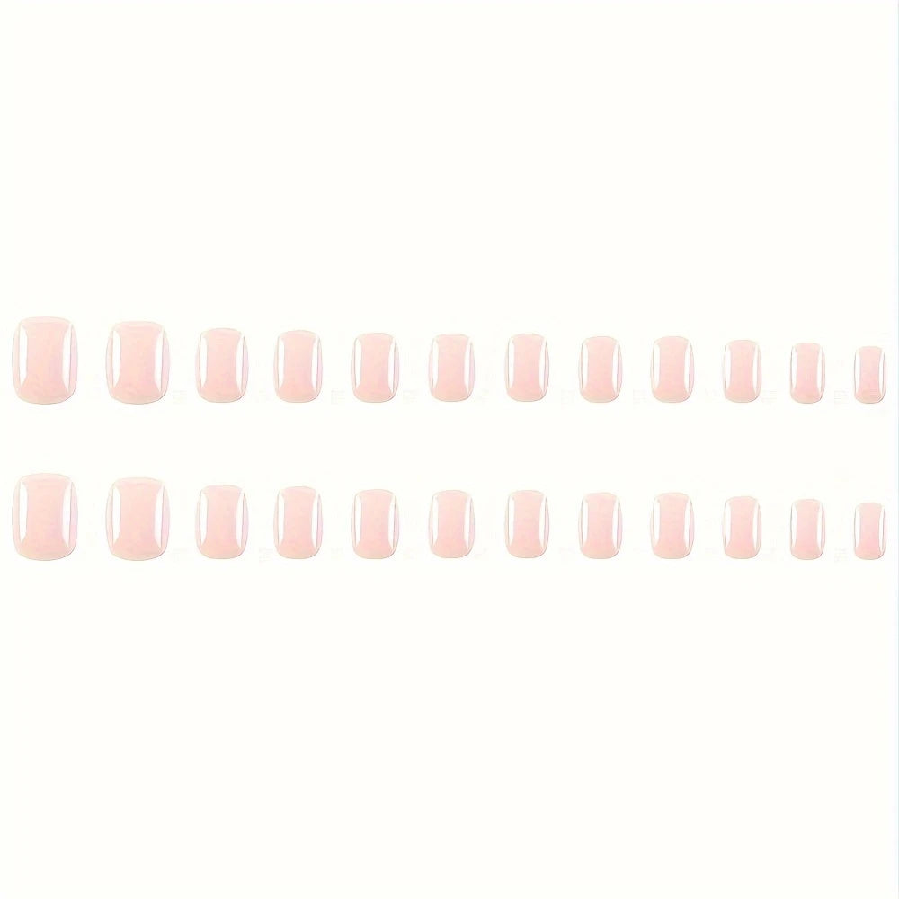 Short Oval Press On Nails 10-pieces
