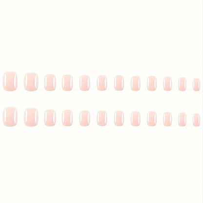 Short Oval Press On Nails 10-pieces