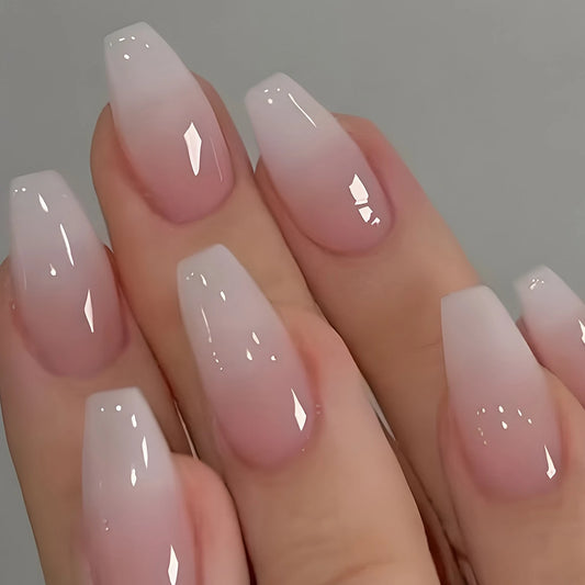 Gradient Artificial Press-On Nails 10-pieces