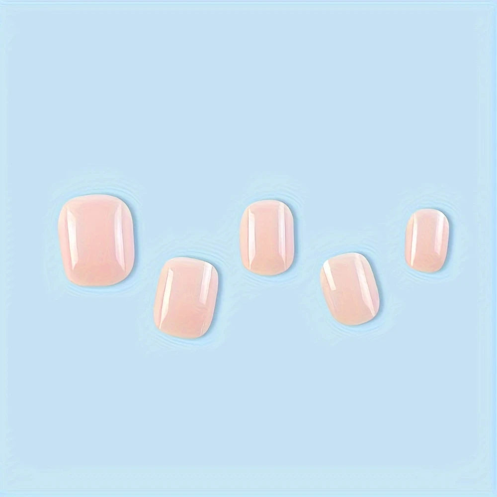 Short Oval Press On Nails 10-pieces