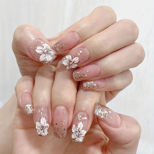 Long Ballerina Press-On Nails 10-pieces