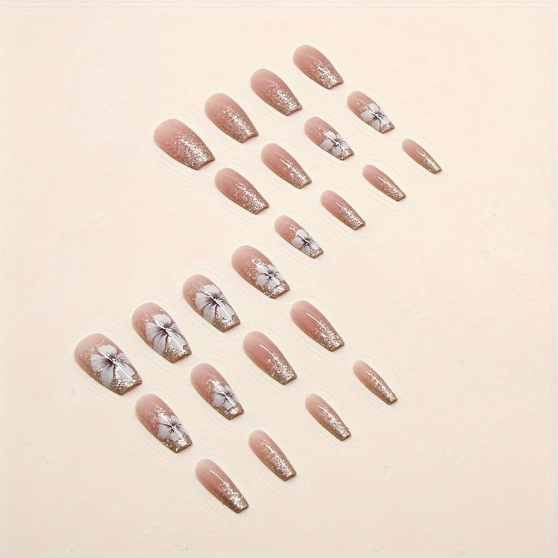 Long Ballerina Press-On Nails 10-pieces