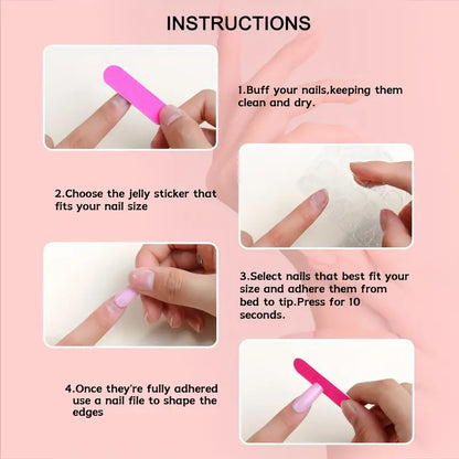 Almond Shaped Fake Nails 10-pieces