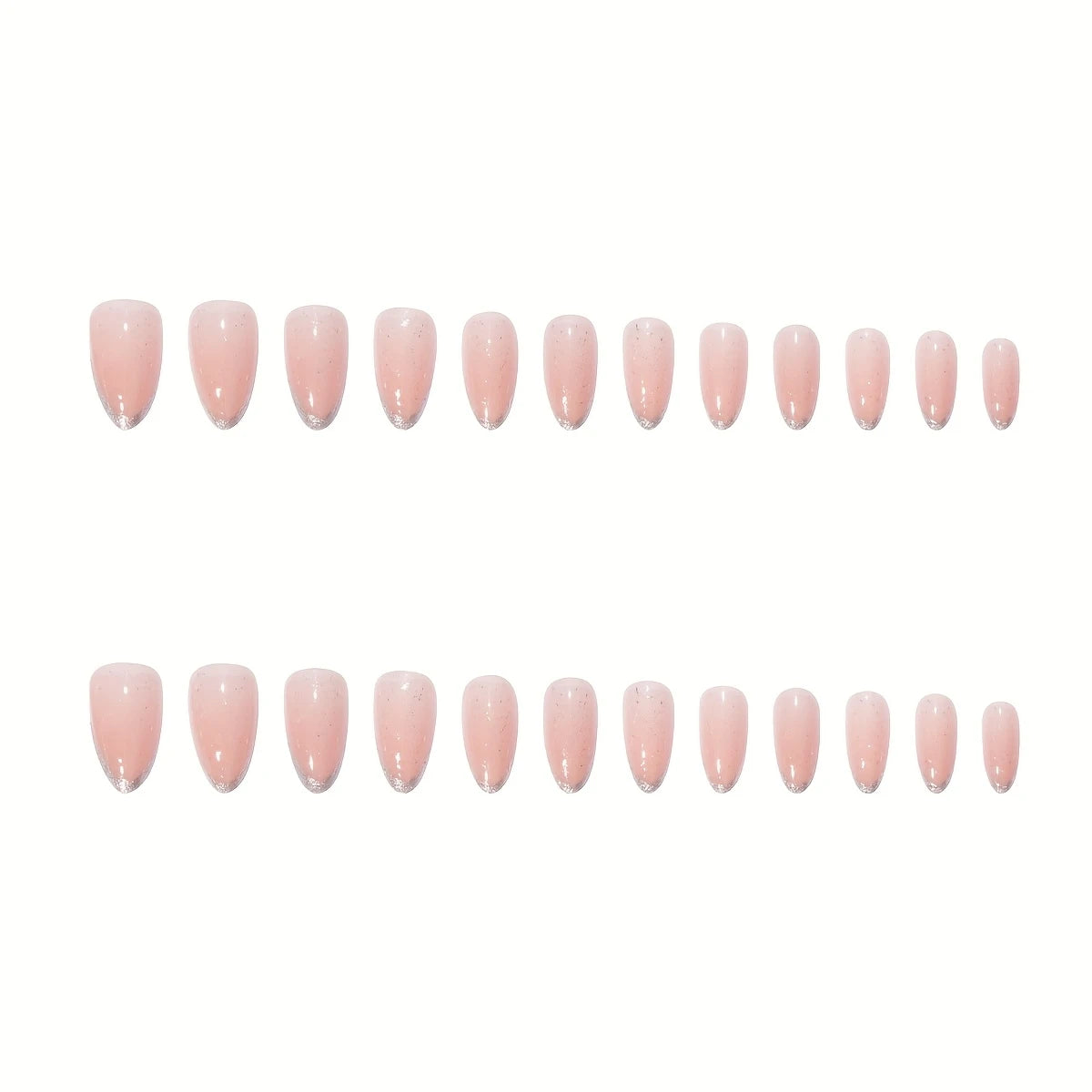 French Gradient Pink & White Press-On Nails 10-pieces