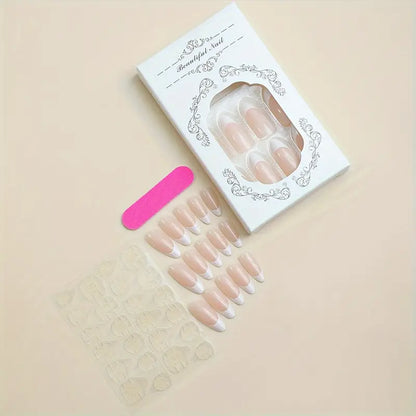 Almond Shaped Fake Nails 10-pieces