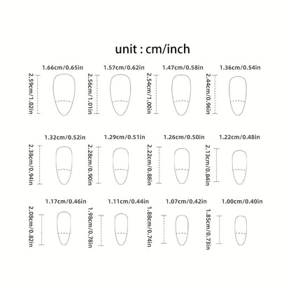 French Gradient Pink & White Press-On Nails 10-pieces