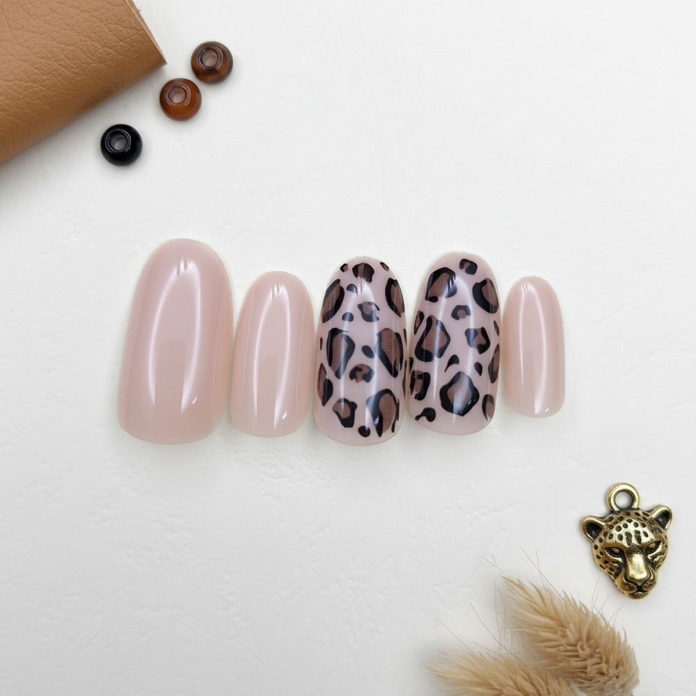 Western Leopard Print Press-On Nails 10-pieces