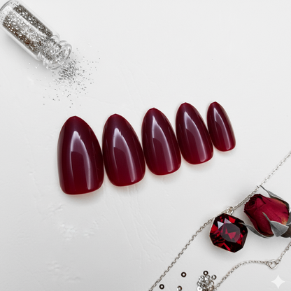 Short Almond Shaped Press-On Nails 10-pieces