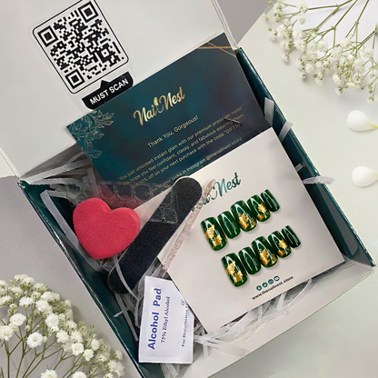 Elegant French Tip Press-On Nails 10-pieces