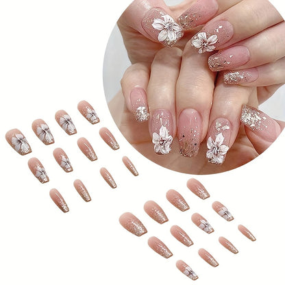 Long Ballerina Press-On Nails 10-pieces