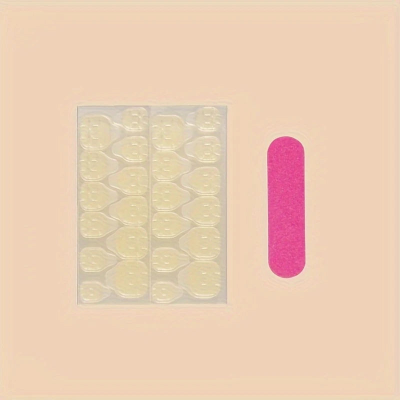 Short Oval Press On Nails 10-pieces