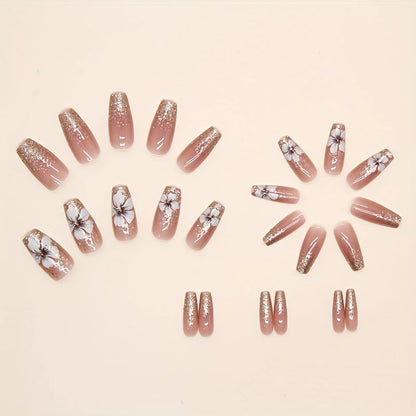 Long Ballerina Press-On Nails 10-pieces