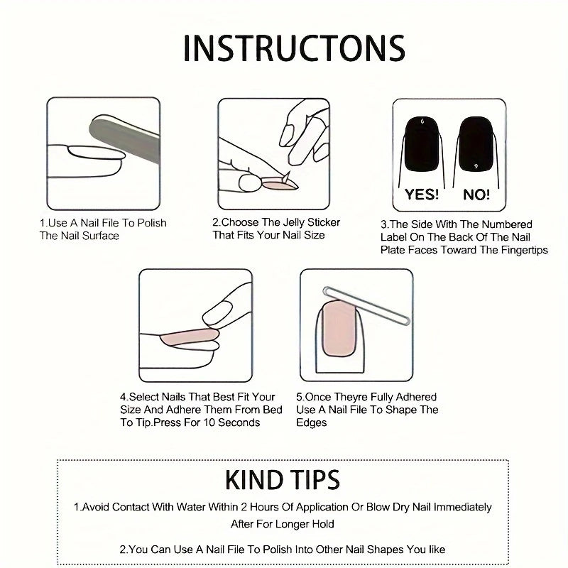 Red Cat’s Eye Press-On Nails 10-pieces